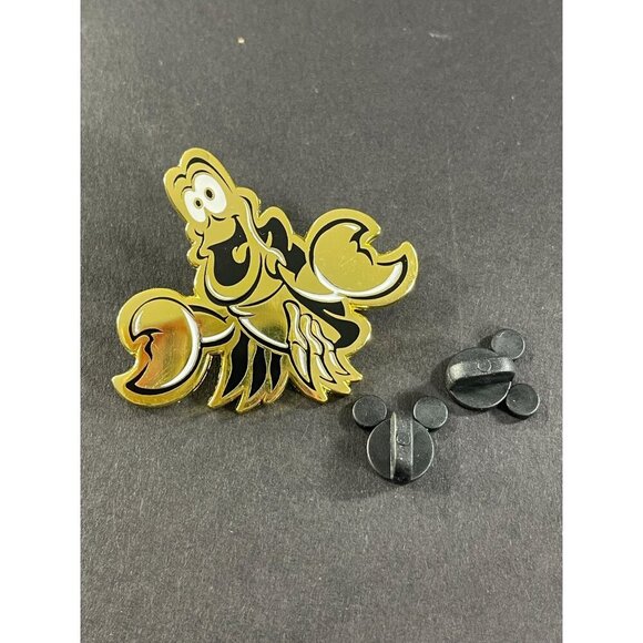 Disney Sebastian Crab Trading Pin Little Mermaid D23 Lapel Pin Brooch Jewelry - Picture 3 of 9